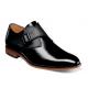 Stacy Adams "Sutcliff'' Black Multi Genuine Leather Plain Toe Monk Strap Shoes 25307-403